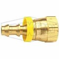 Dixon Ball Seat Hose Barb, 3/4-14 x 3/4 in Nominal, Female NPSM x Hose Barb, Brass, Domestic 2781212C